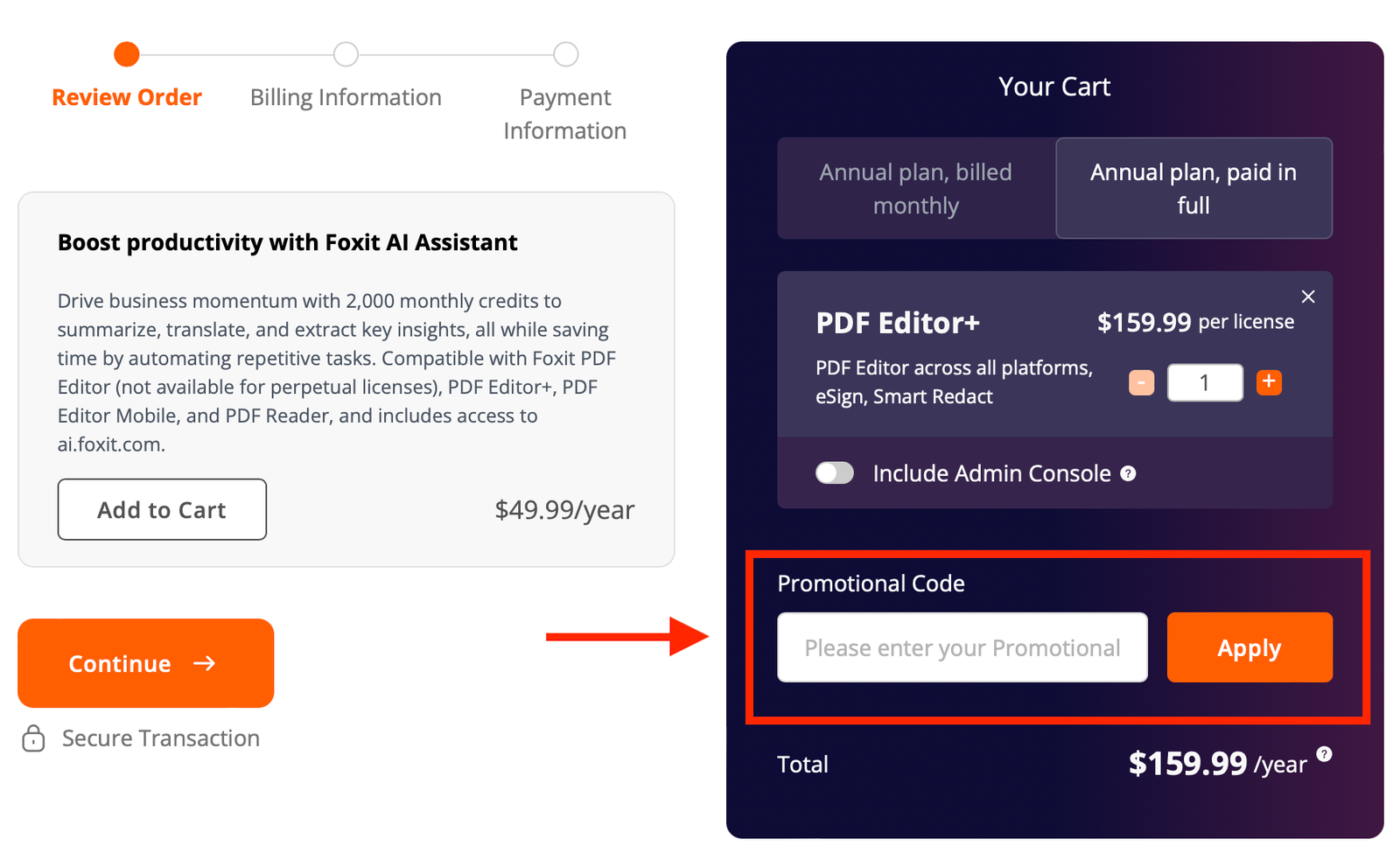 foxit pricing