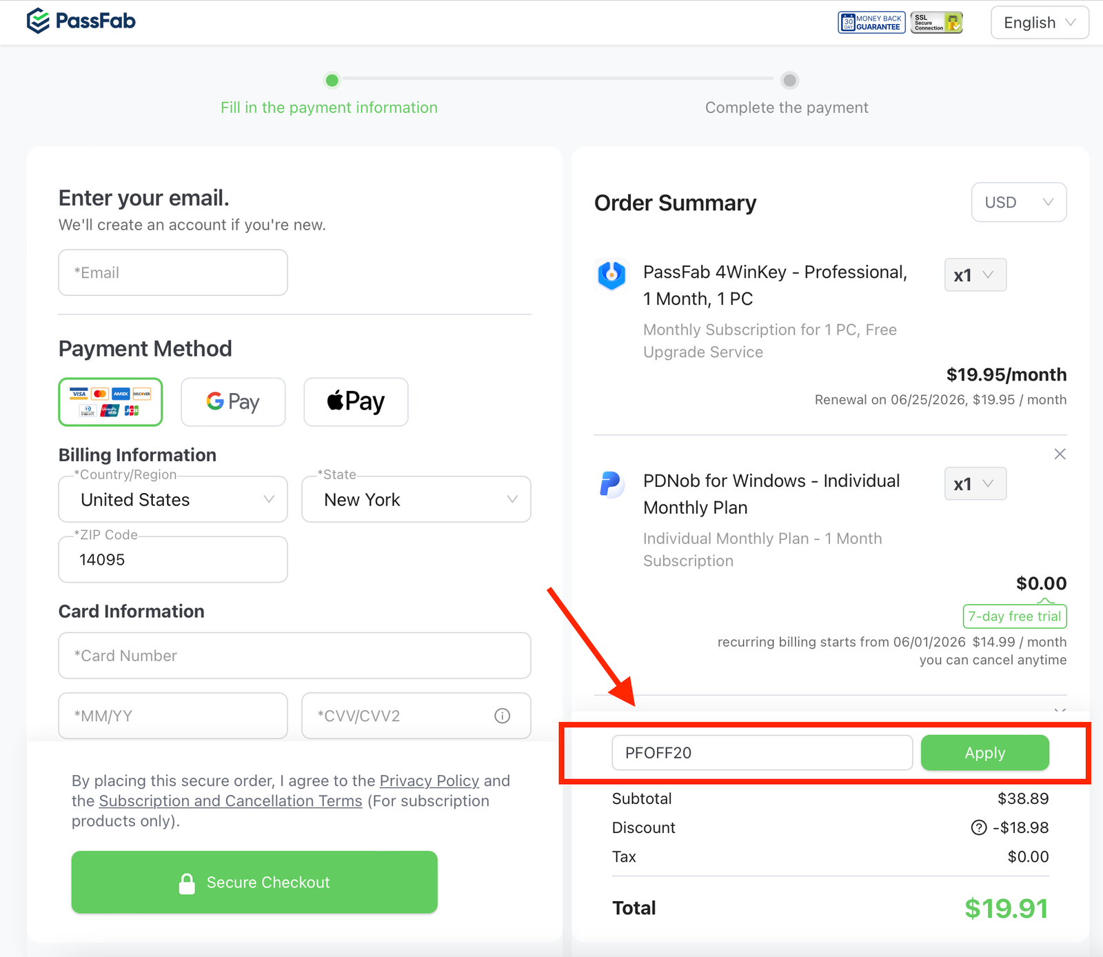 passfab pricing