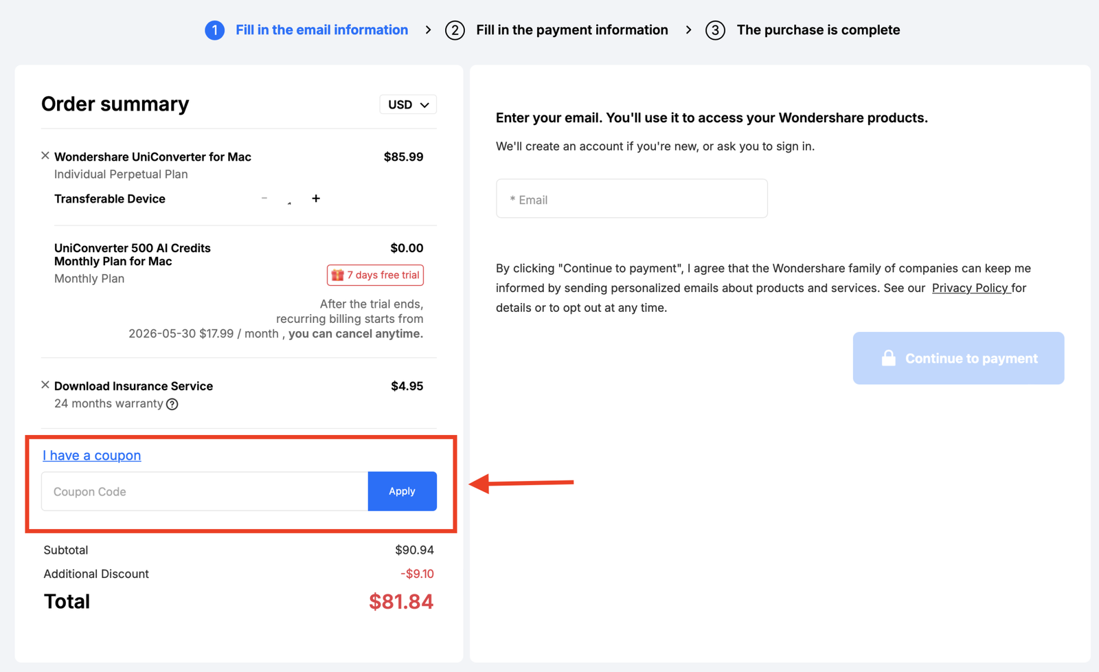 uniconverter pricing