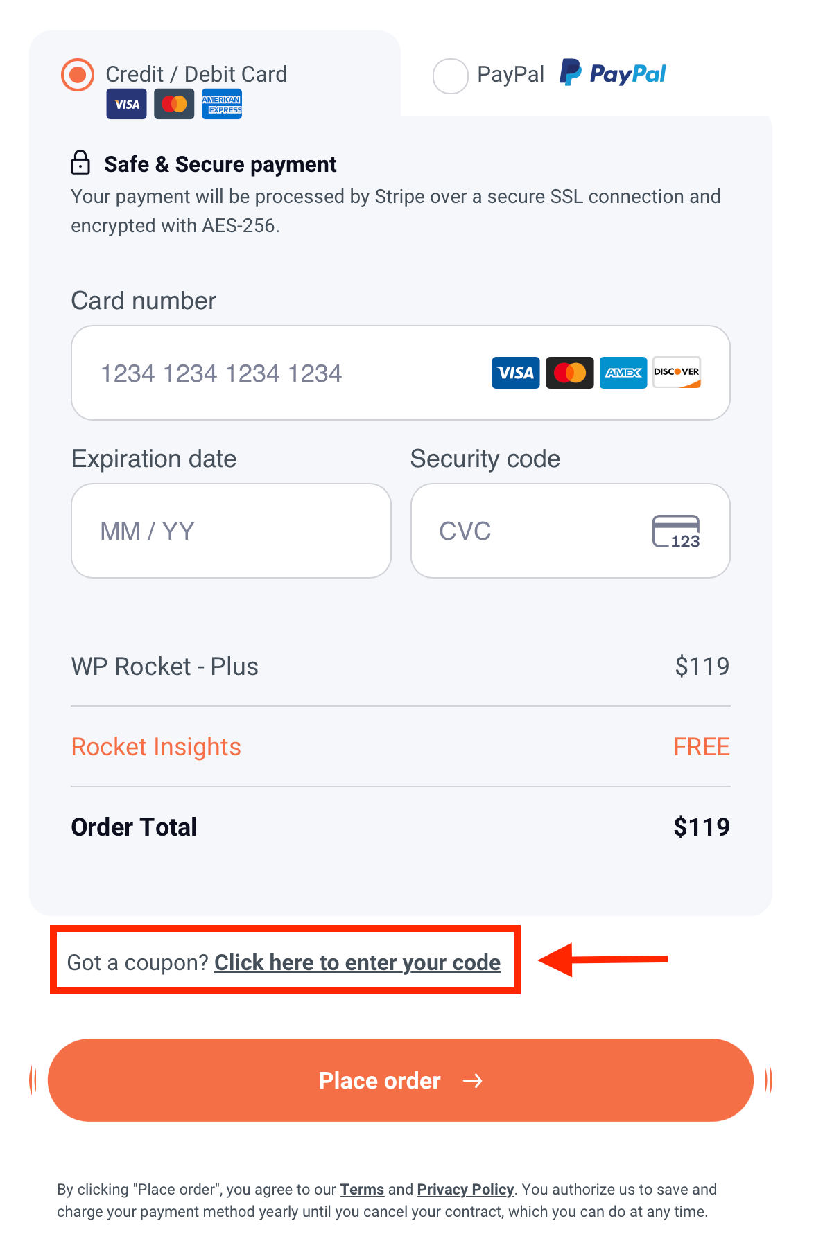 wp rocket pricing